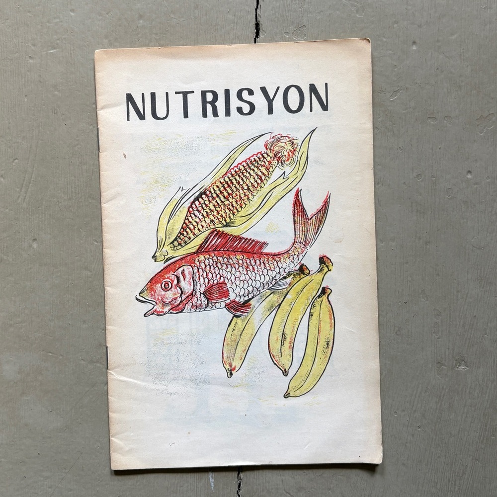 Vintage Nutrisyon Haiti Haitian Nutrition Booklet Childrens Health Sante School